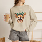 Chihuahua Statue of Liberty Sweatshirt