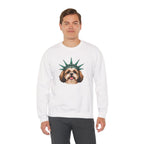 Shih Tzu Statue of Liberty Sweatshirt