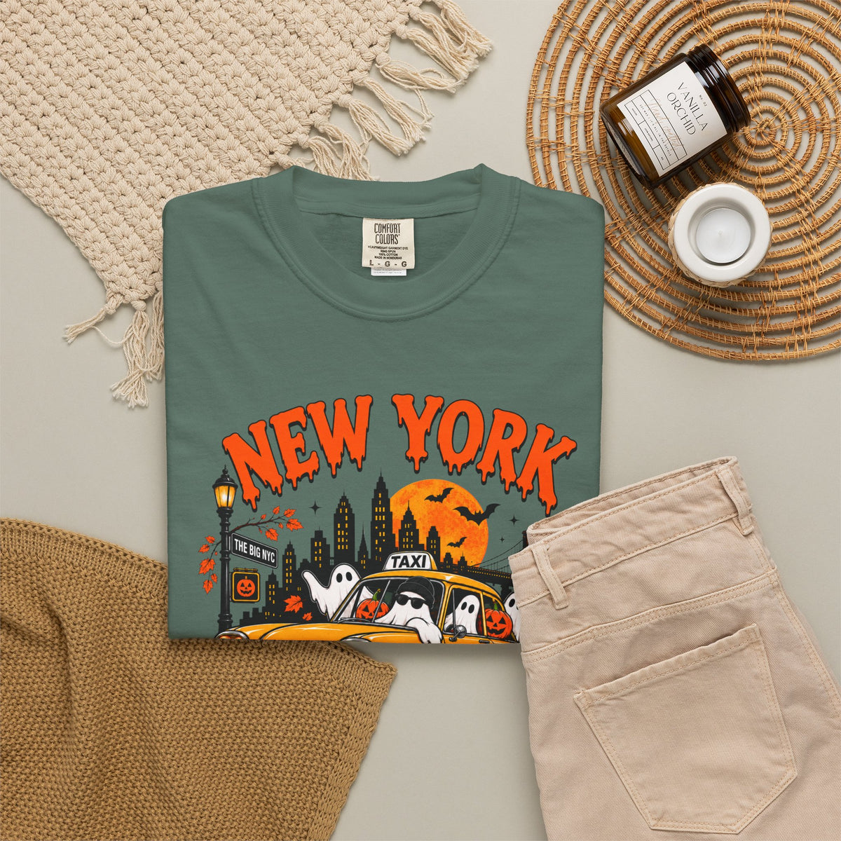 New York Yellow Taxi Graphic T-Shirt