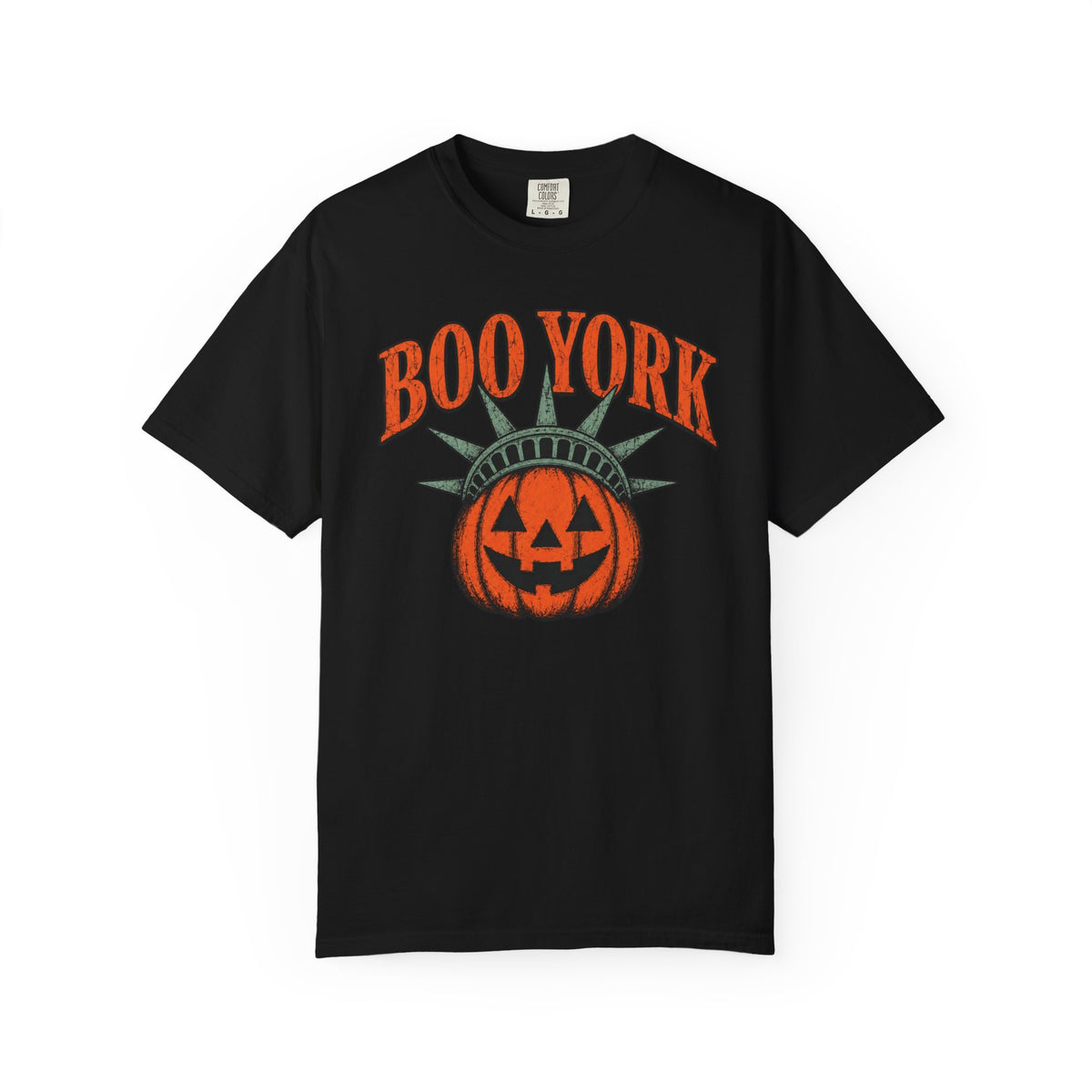 Boo York Pumpkin Statue of Liberty Tee | Halloween T-shirt