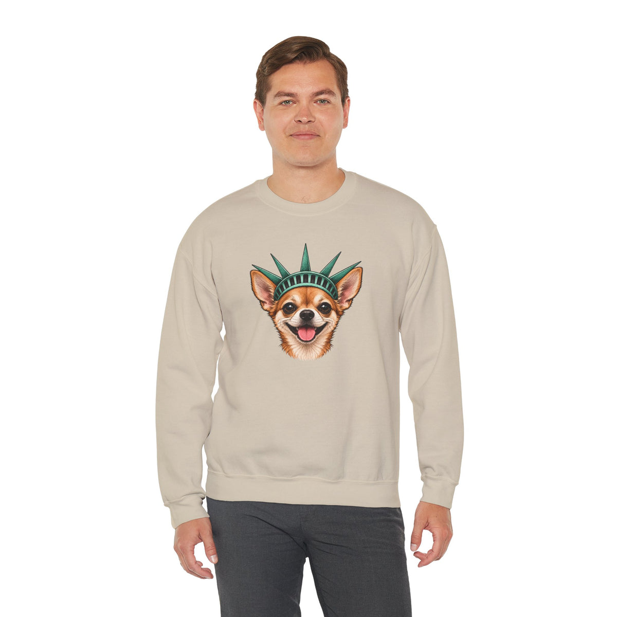 Chihuahua Statue of Liberty Sweatshirt