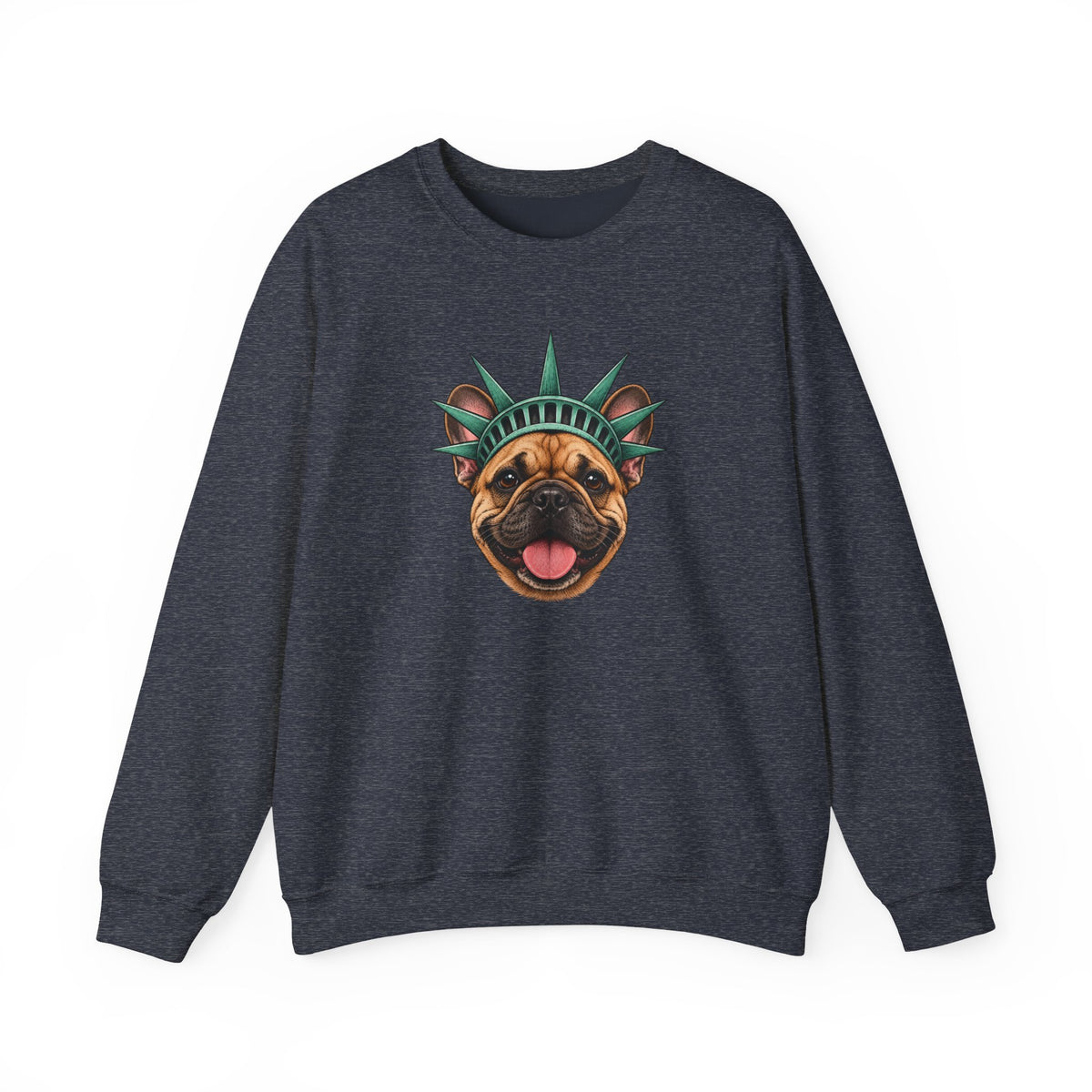 French Bulldog Statue of Liberty Sweatshirt