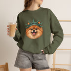 Pomeranian Statue of Liberty Sweatshirt
