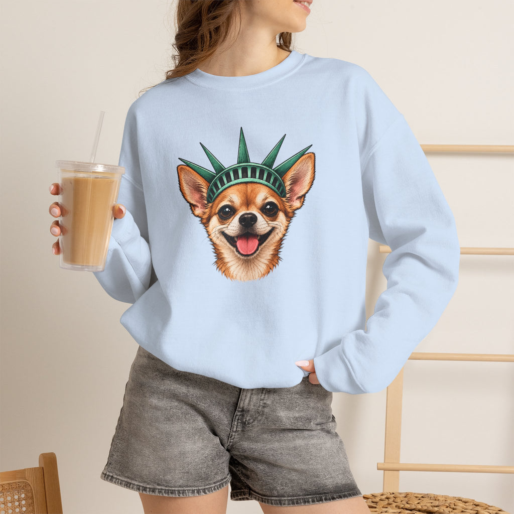 Chihuahua Statue of Liberty Sweatshirt