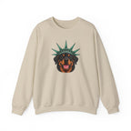 Rottweiler Statue of Liberty Sweatshirt