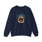 Pug Statue of Liberty Sweatshirt