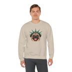 Pug Statue of Liberty Sweatshirt
