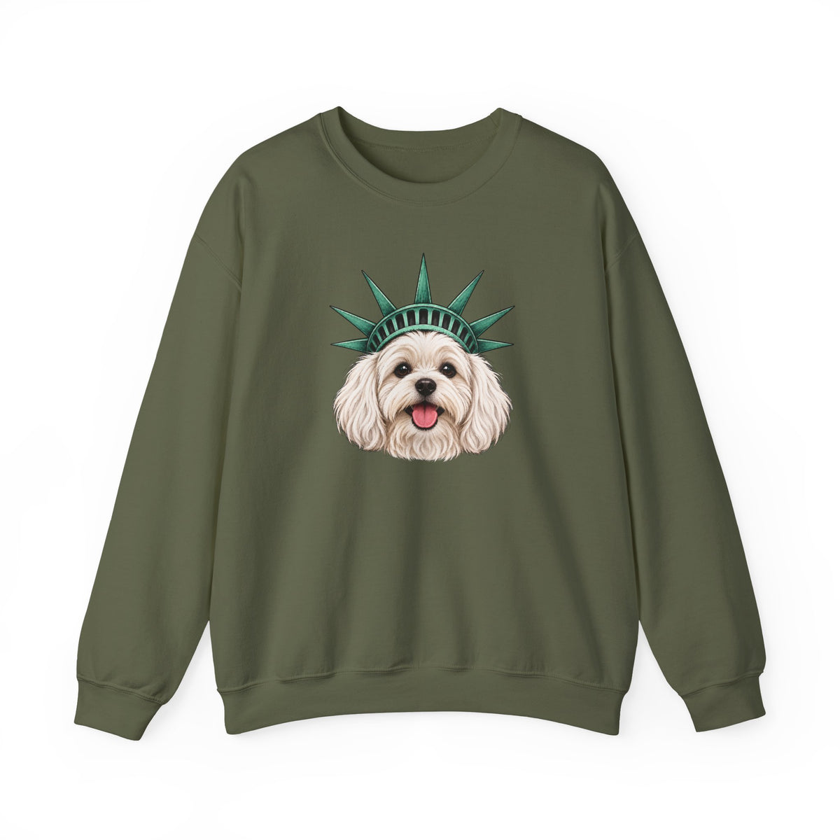 Maltese Statue of Liberty Sweatshirt