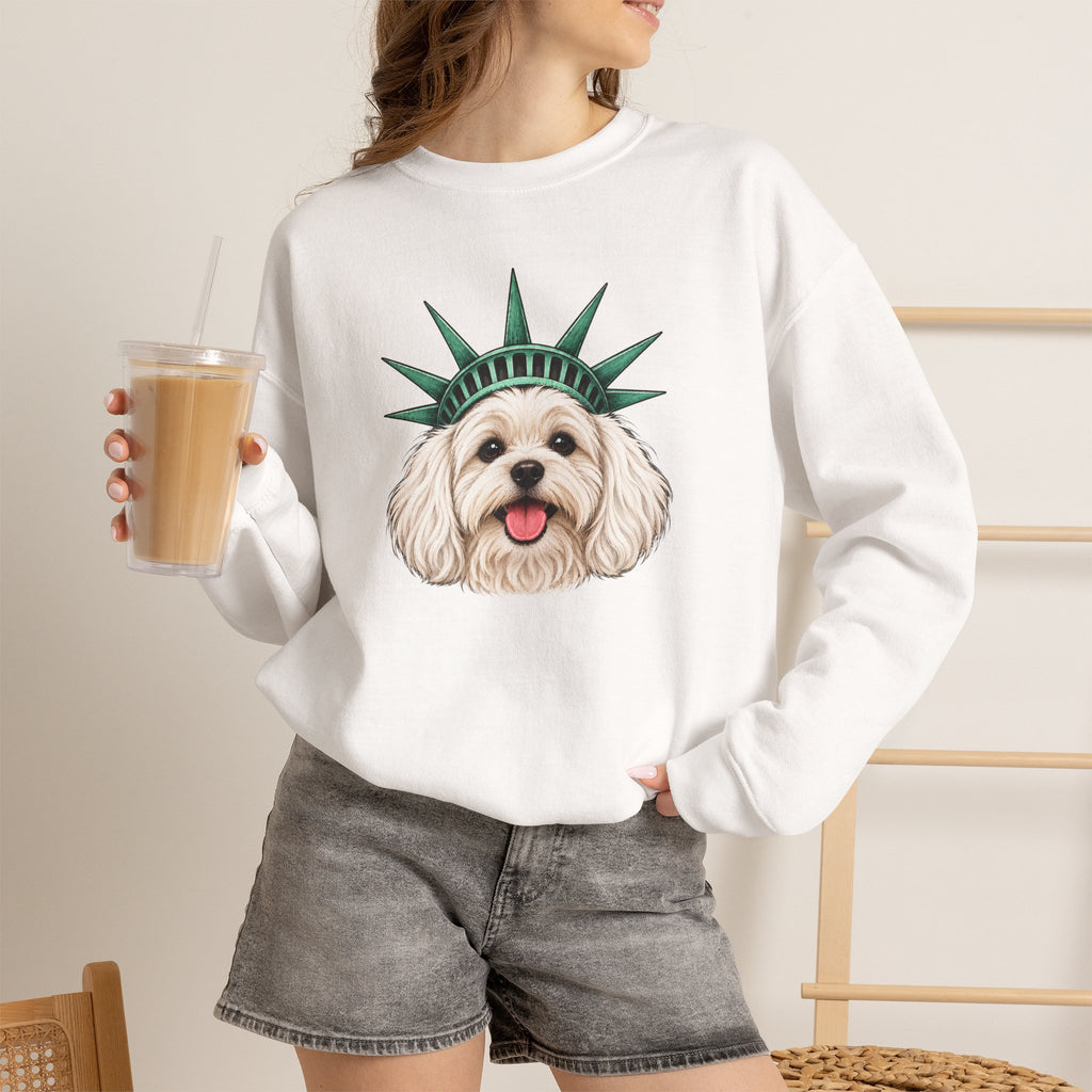 Maltese Statue of Liberty Sweatshirt