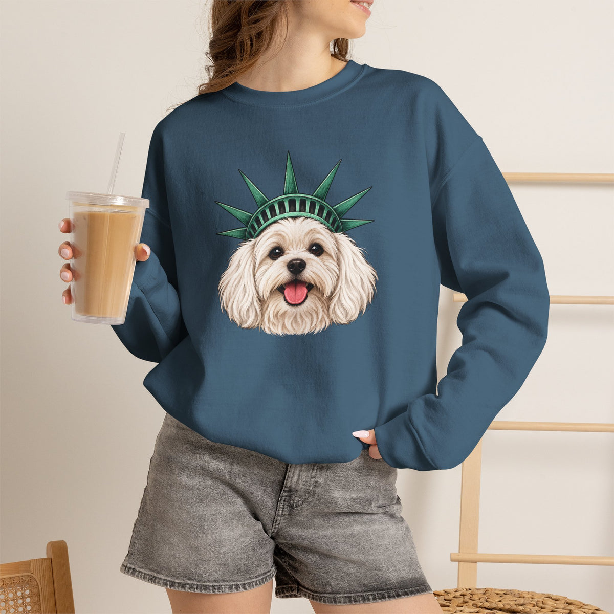 Maltese Statue of Liberty Sweatshirt