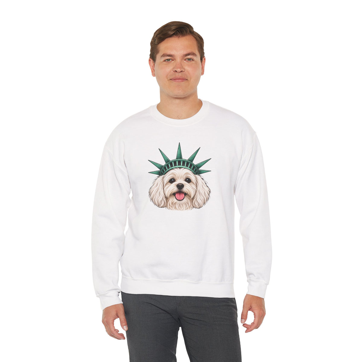 Maltese Statue of Liberty Sweatshirt