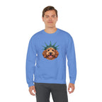 Goldendoodle Statue of Liberty Sweatshirt