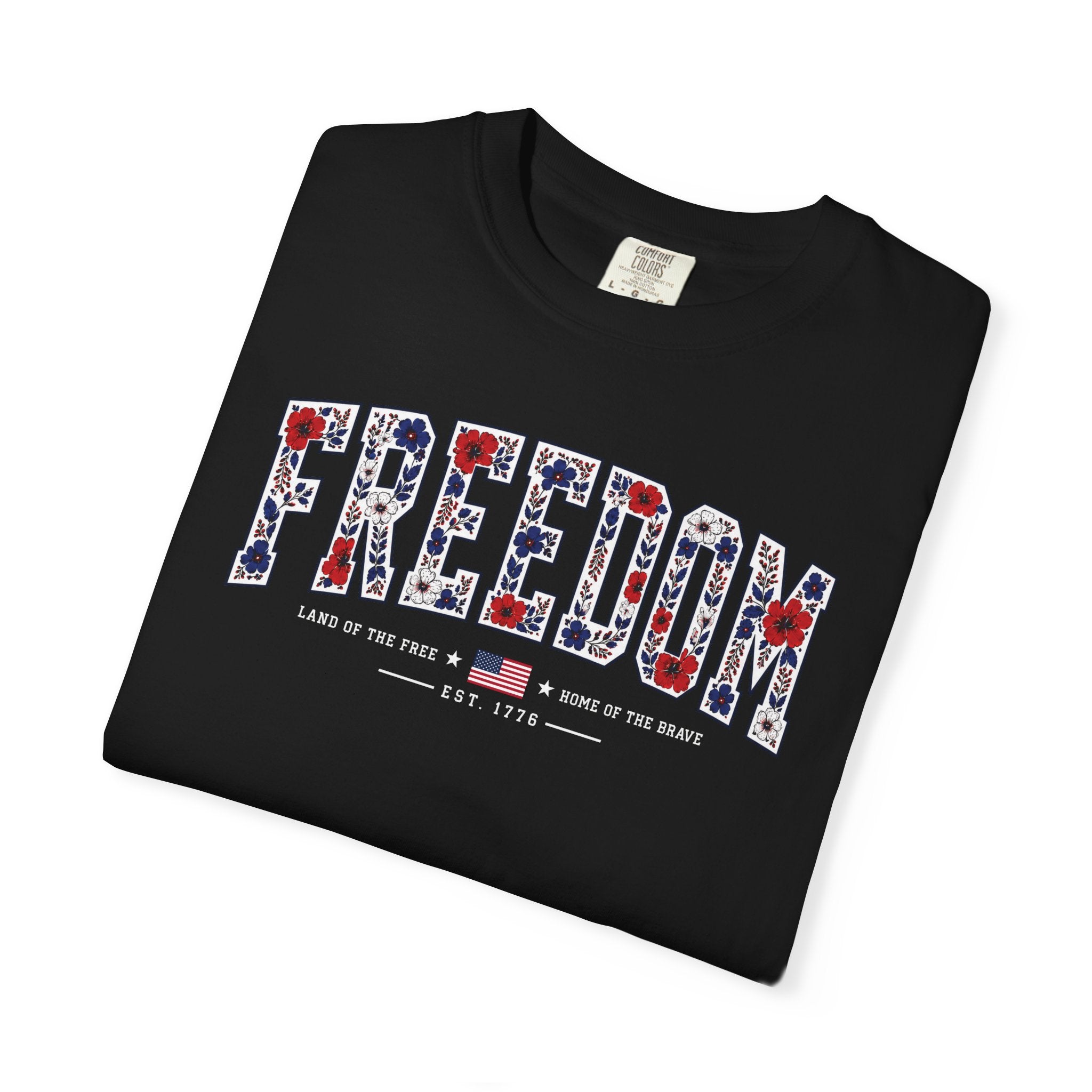 Freedom Floral Tee