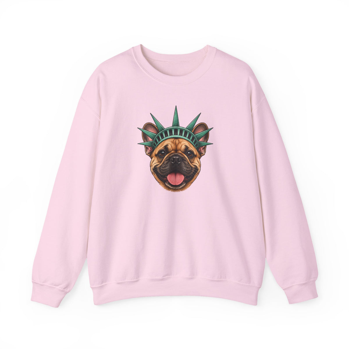 French Bulldog Statue of Liberty Sweatshirt