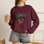 Rottweiler Statue of Liberty Sweatshirt