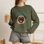 Pug Statue of Liberty Sweatshirt