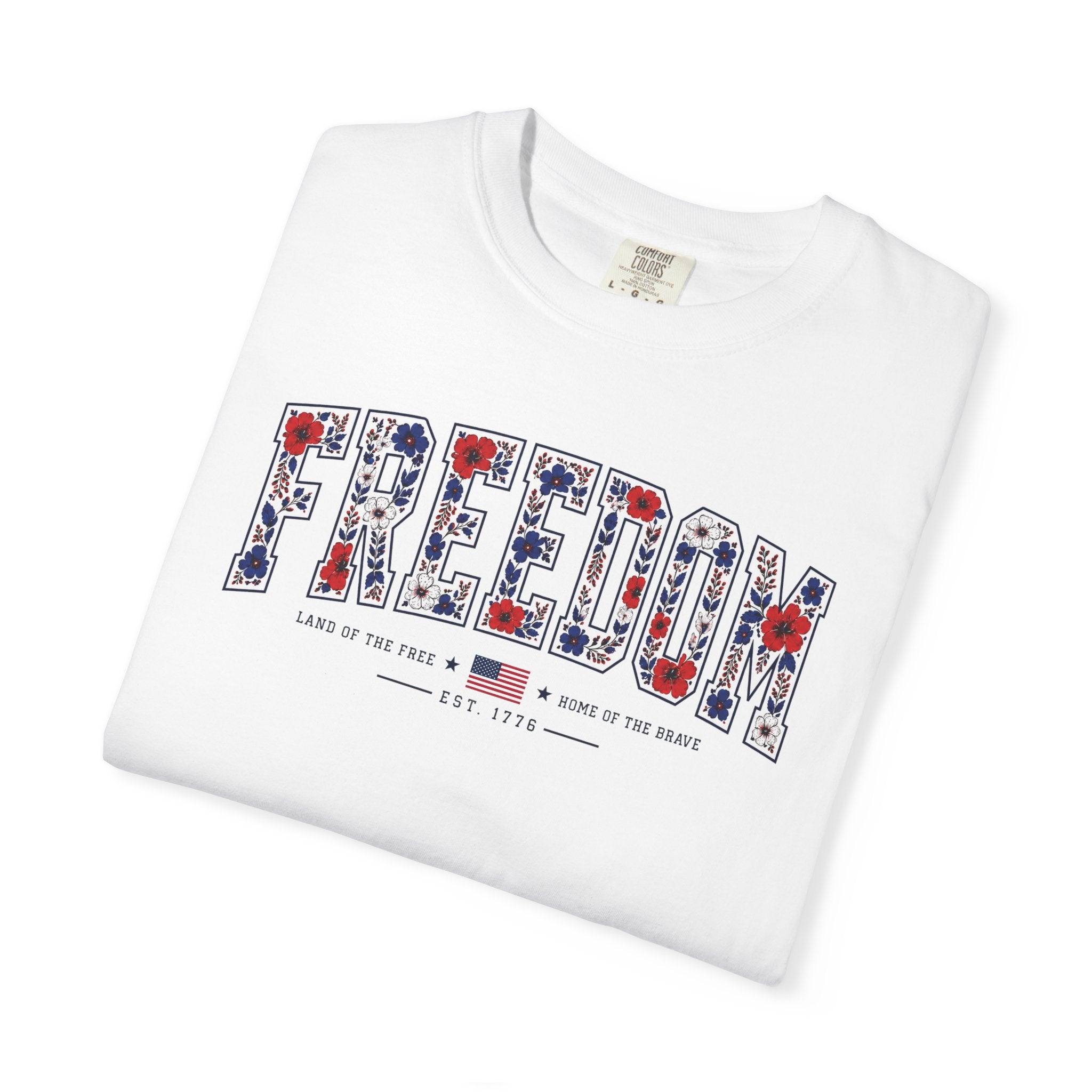 Freedom Floral Tee