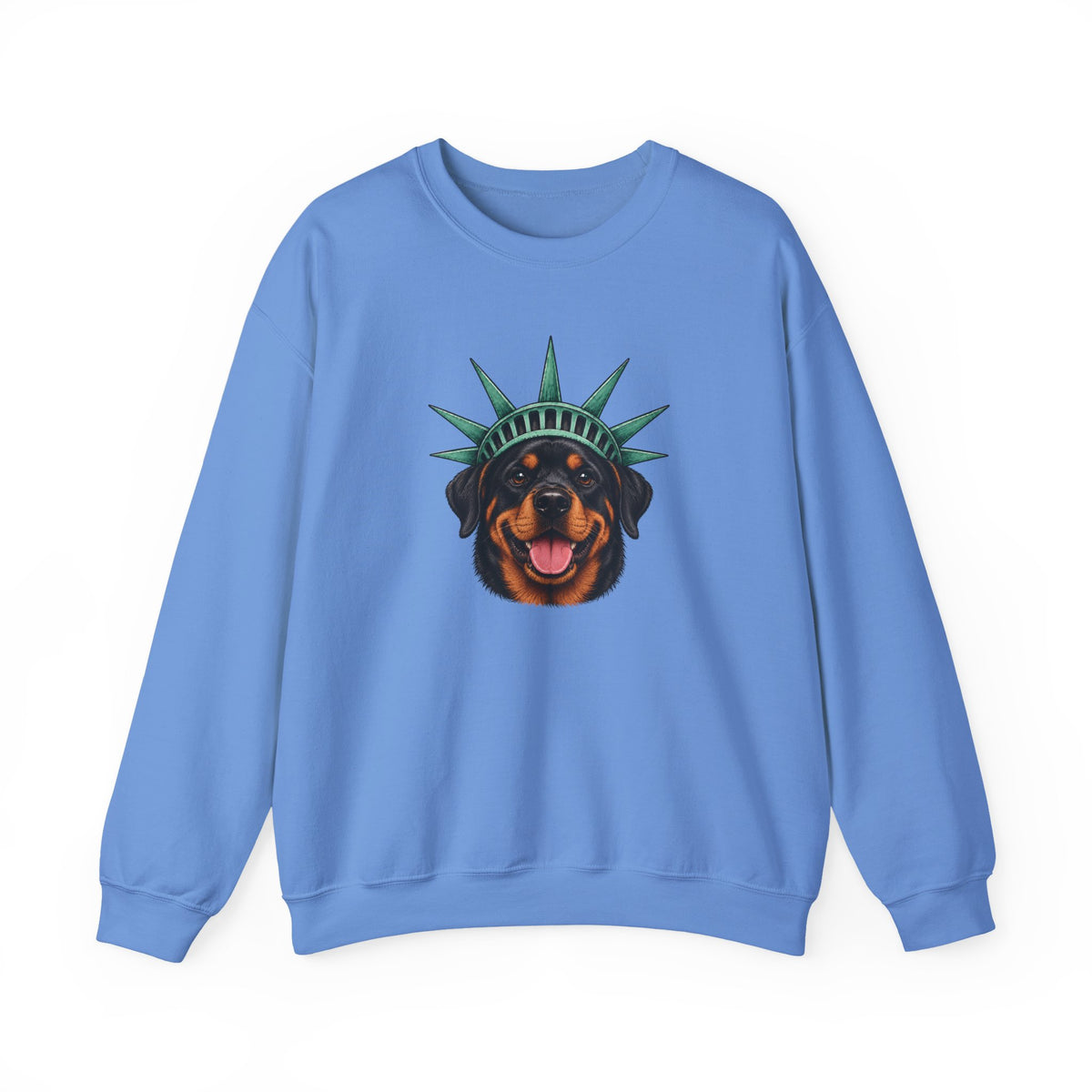 Rottweiler Statue of Liberty Sweatshirt
