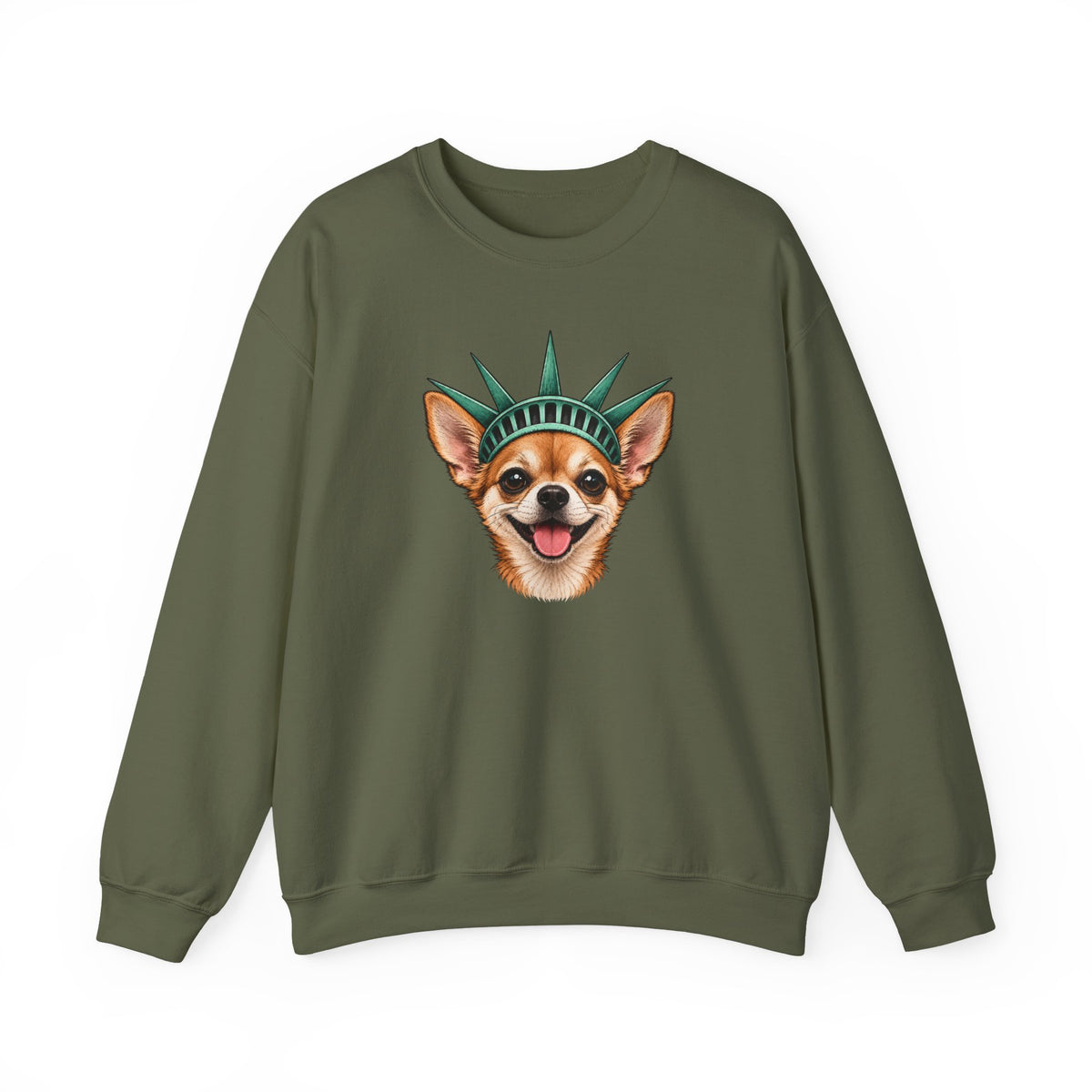 Chihuahua Statue of Liberty Sweatshirt
