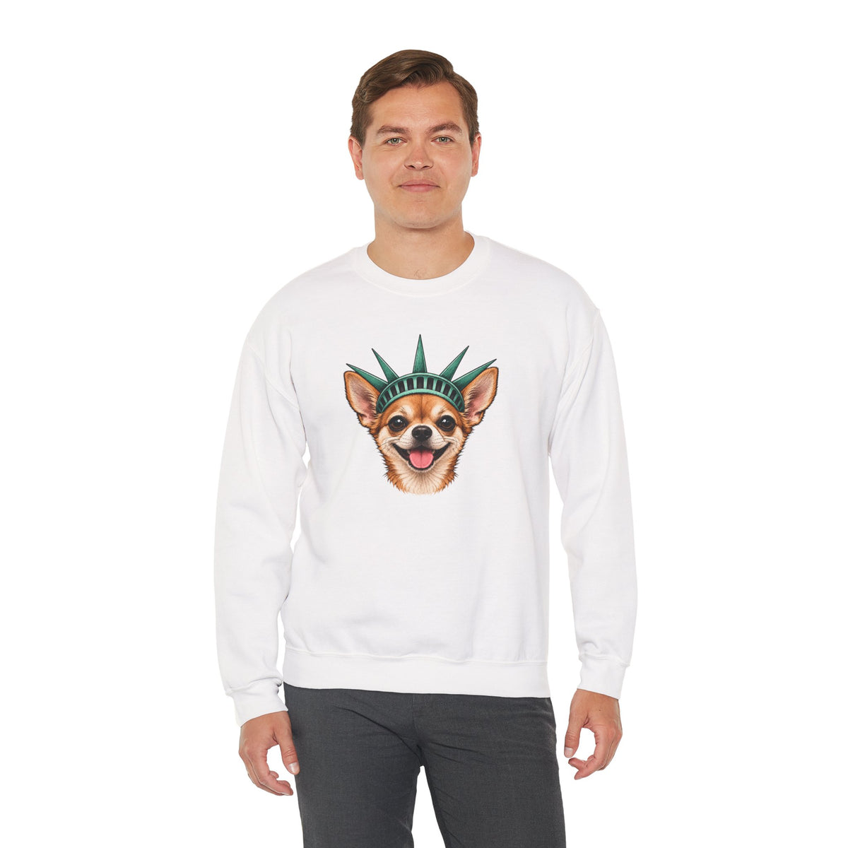 Chihuahua Statue of Liberty Sweatshirt