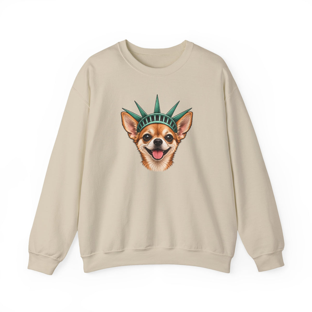 Chihuahua Statue of Liberty Sweatshirt