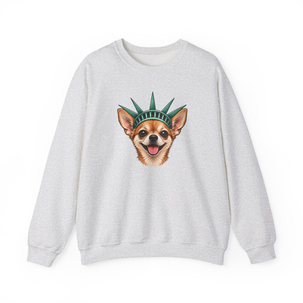 Chihuahua Statue of Liberty Sweatshirt