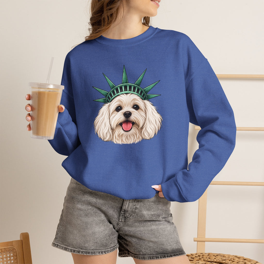 Maltese Statue of Liberty Sweatshirt