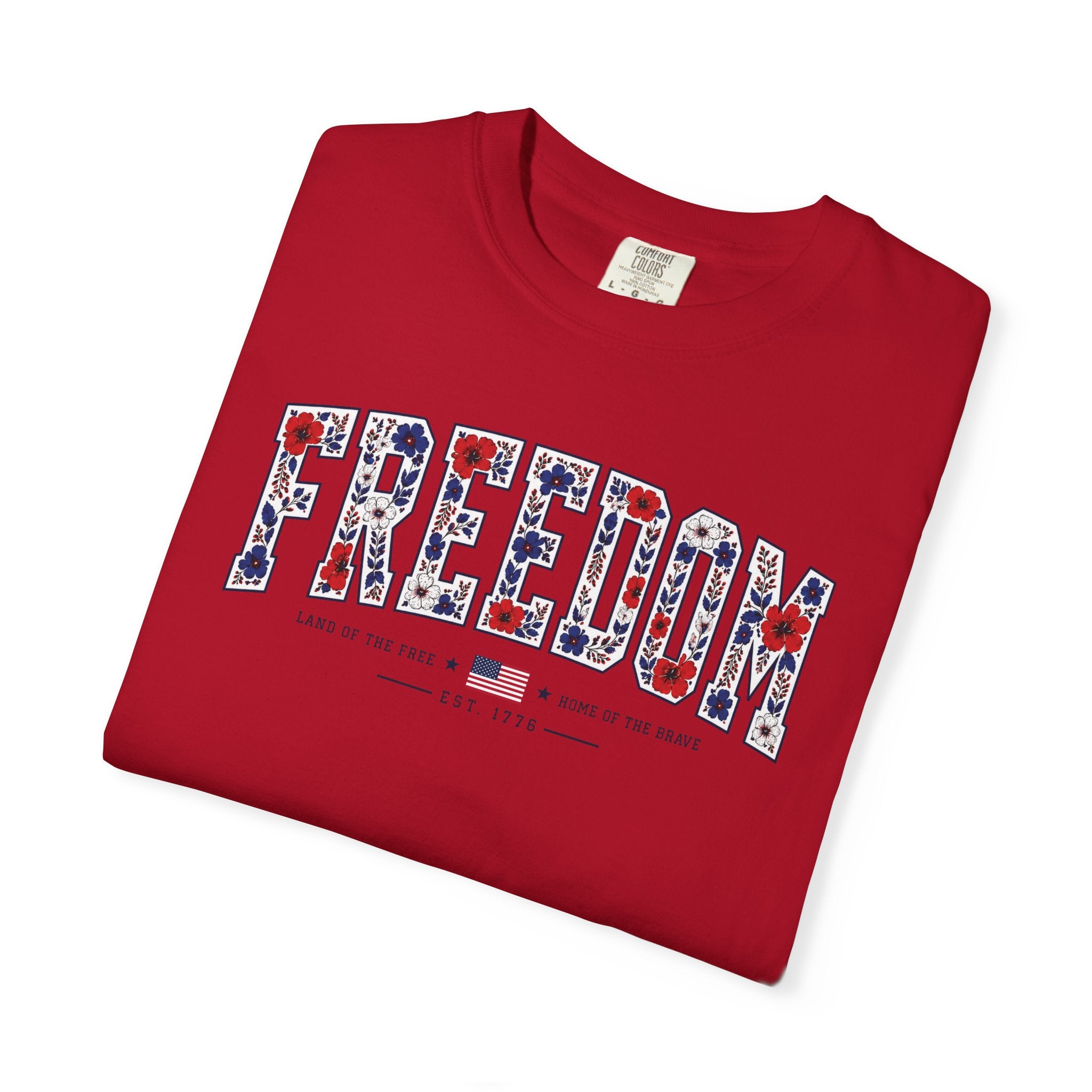 Freedom Floral Tee