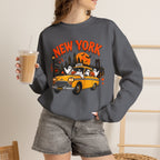 New York Halloween Taxi Ghost Sweatshirt