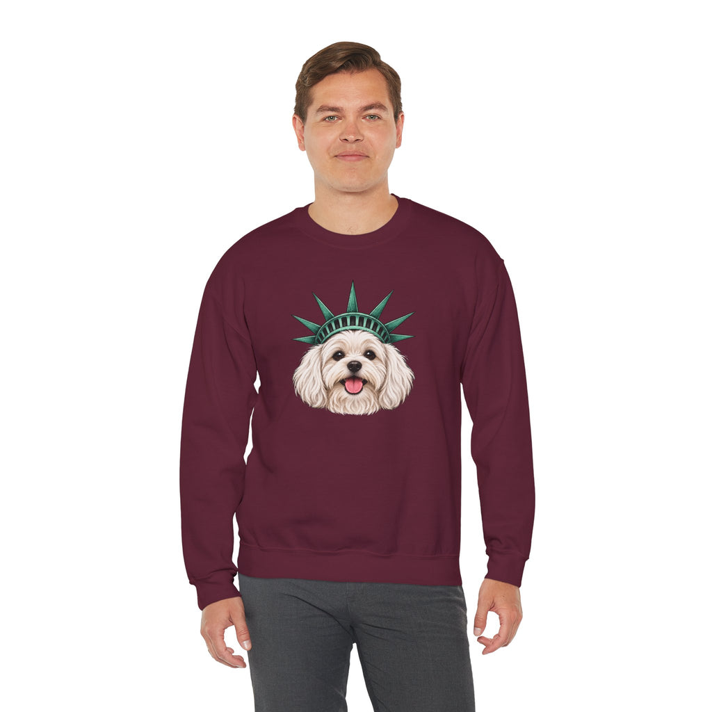 Maltese Statue of Liberty Sweatshirt