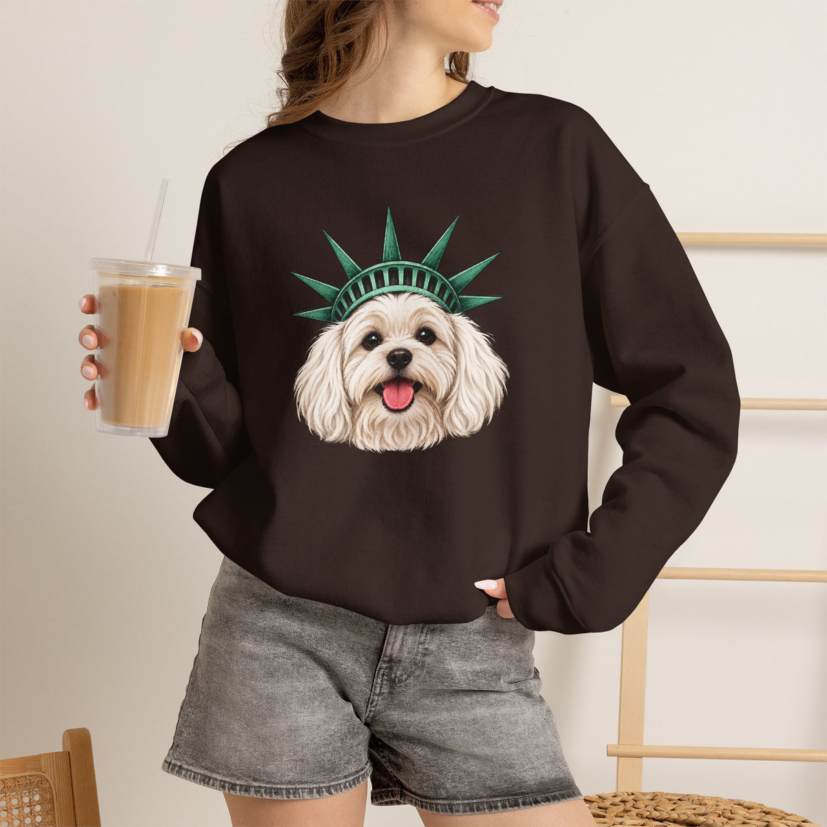 Maltese Statue of Liberty Sweatshirt