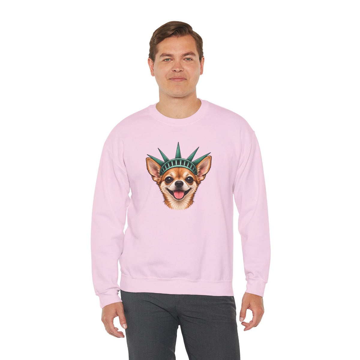 Chihuahua Statue of Liberty Sweatshirt
