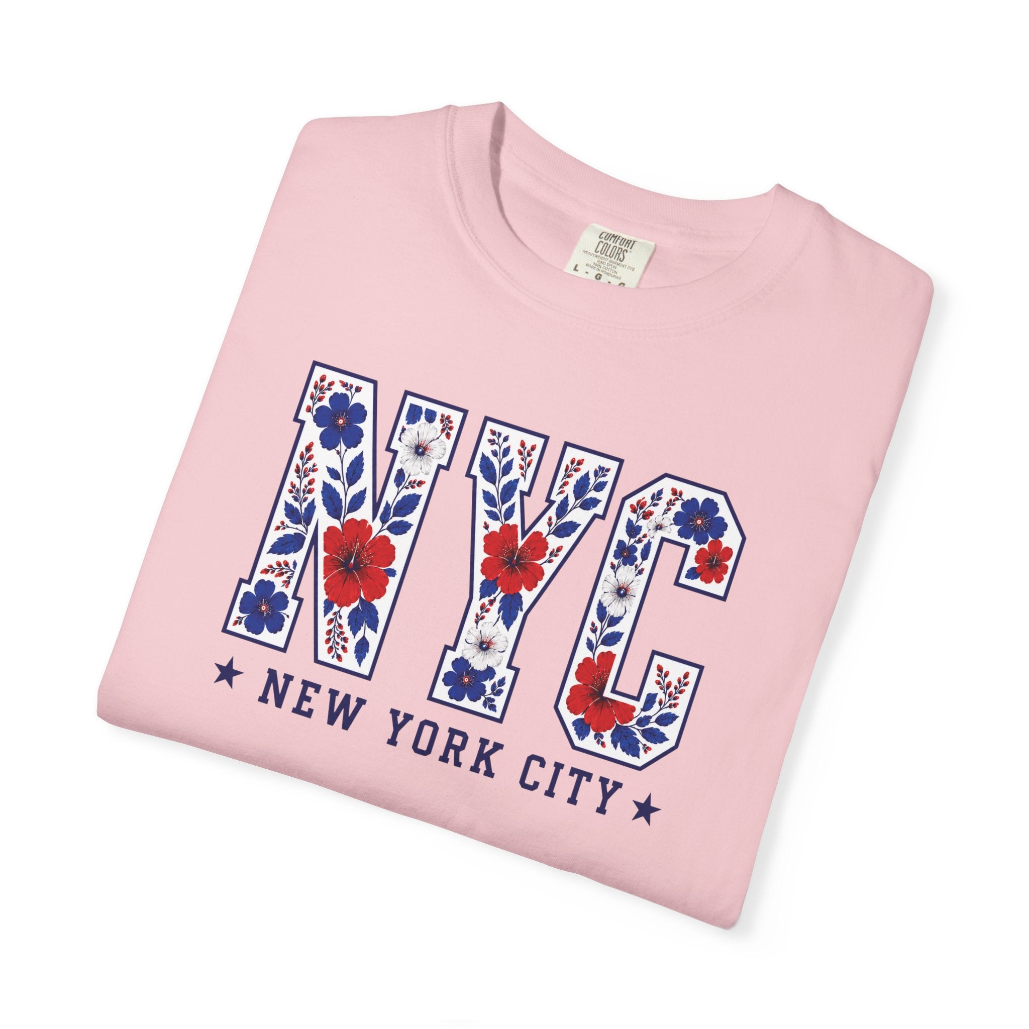 Patriotic NYC Floral Tee