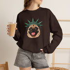 Pug Statue of Liberty Sweatshirt
