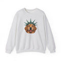 Golden Retriever Statue of Liberty Sweatshirt