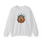 Golden Retriever Statue of Liberty Sweatshirt