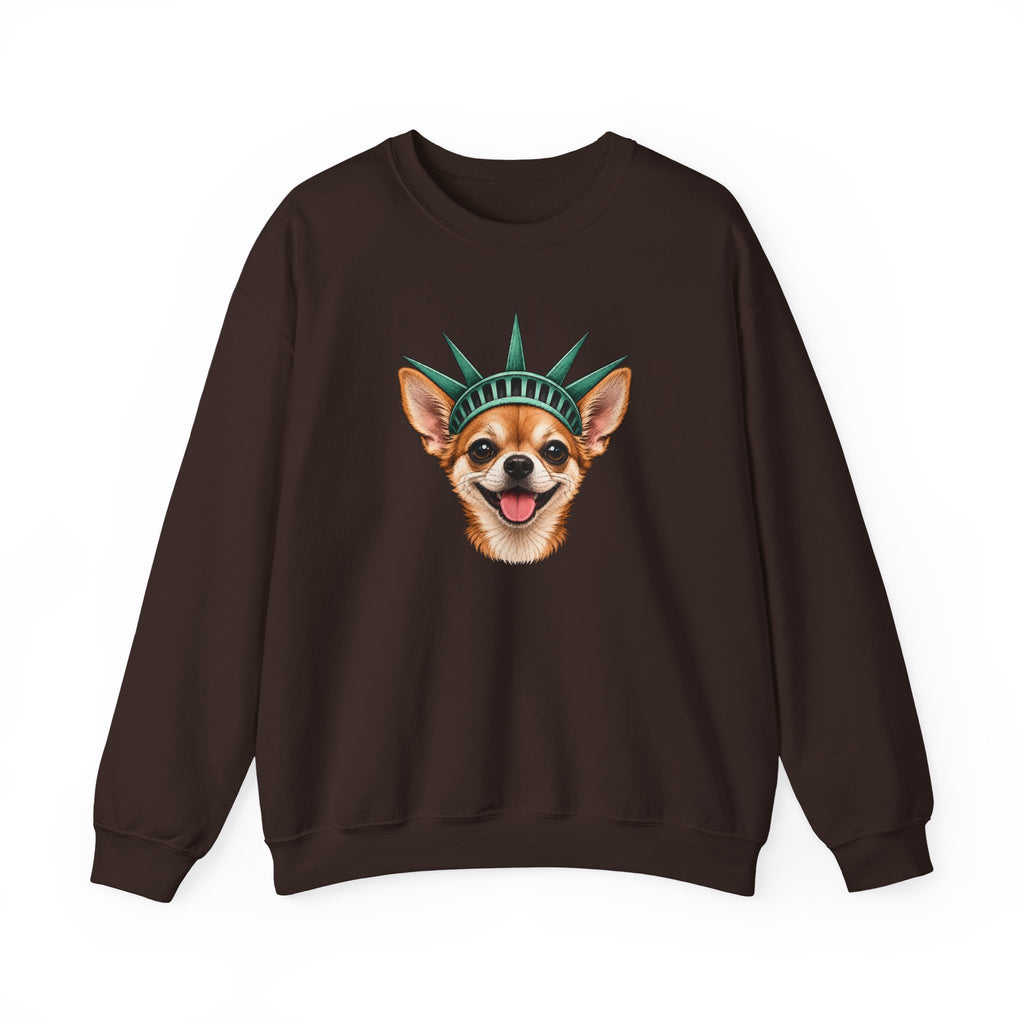 Chihuahua Statue of Liberty Sweatshirt