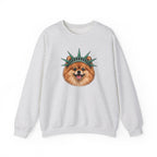 Pomeranian Statue of Liberty Sweatshirt